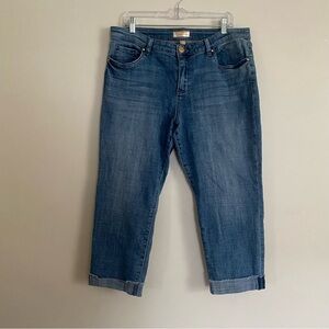 Women’s KUT from the Kloth Cropped Blue Denim Jeans